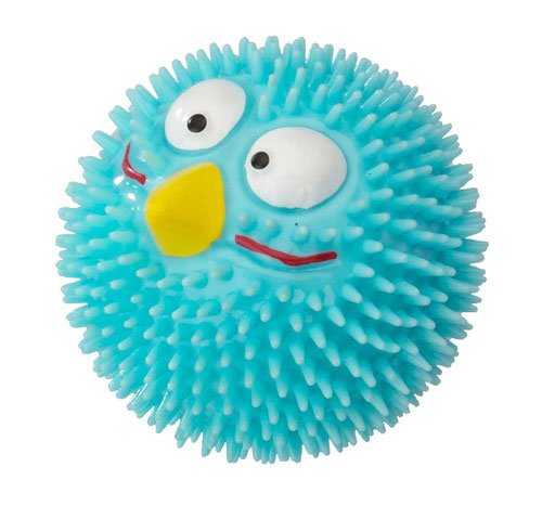 Beeztees Cat Toy Rubber Ball Lucky Bird