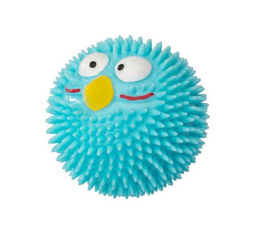 Beeztees Cat Toy Rubber Ball Lucky Bird