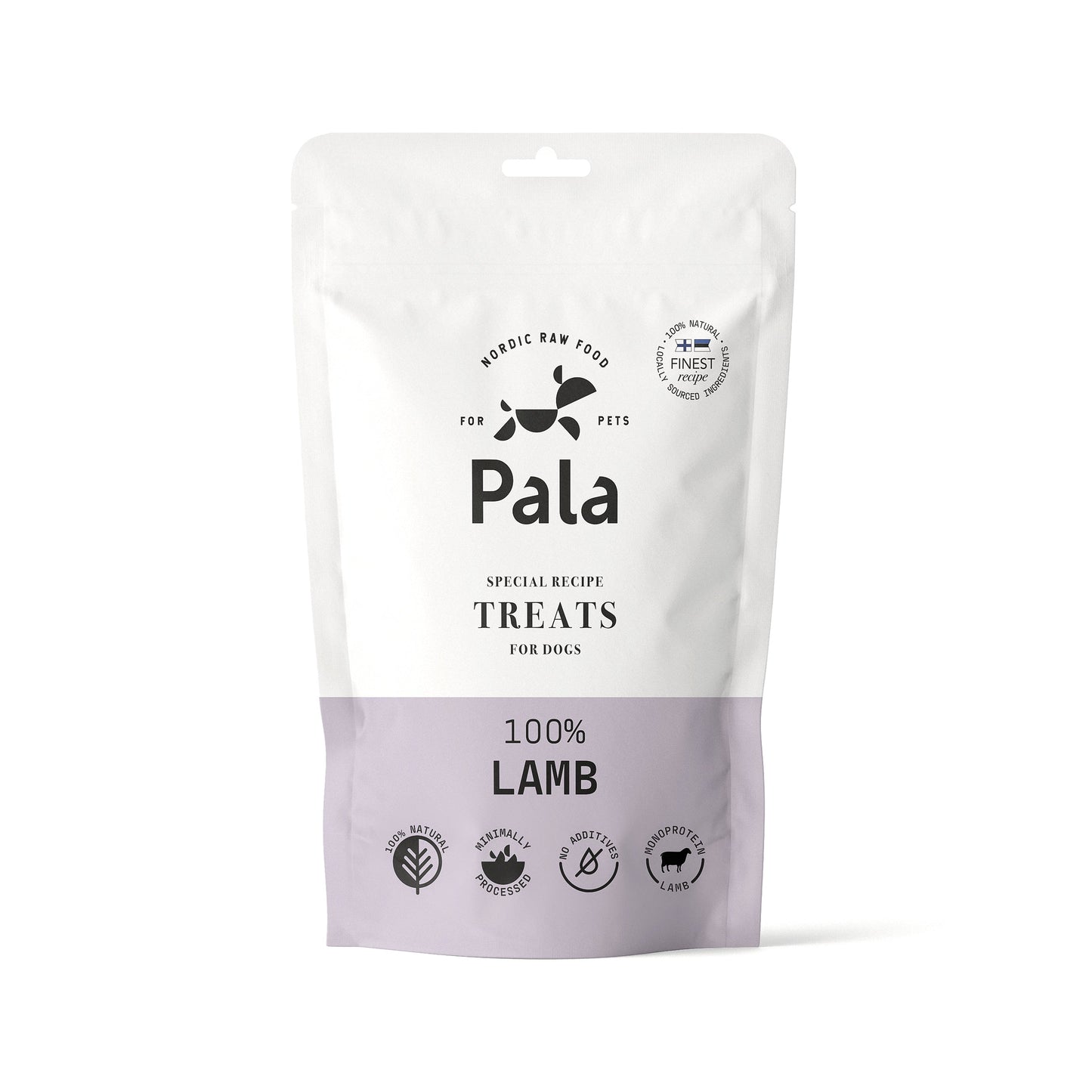 Dog treats made from 100% lamb (100g)