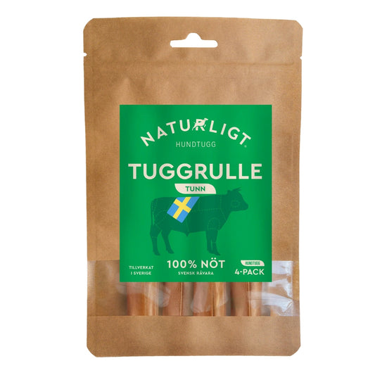 Dog Chews - Beef Roll Thin 15cm (4-pack)